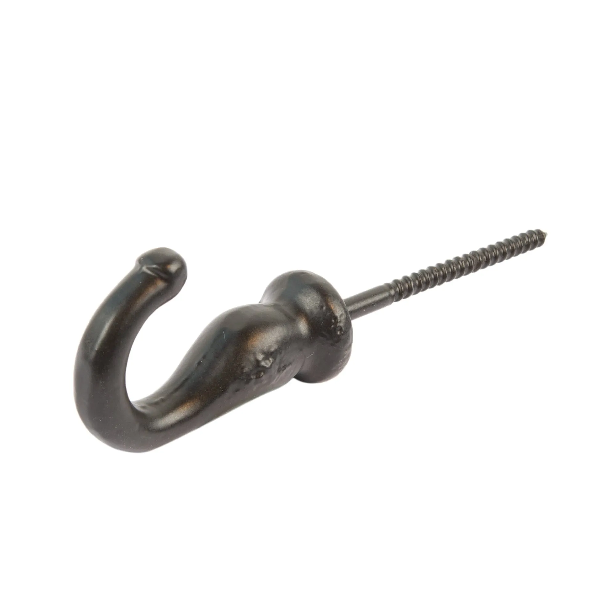 20mm x 35mm Screw Hook - By Hammer & Tongs