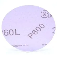 3M™ Hookit™ Film Disc 360L, P1000, 5 in x NH, D/F 5HL, Die 500FH,
100/Carton, 500 ea/Case