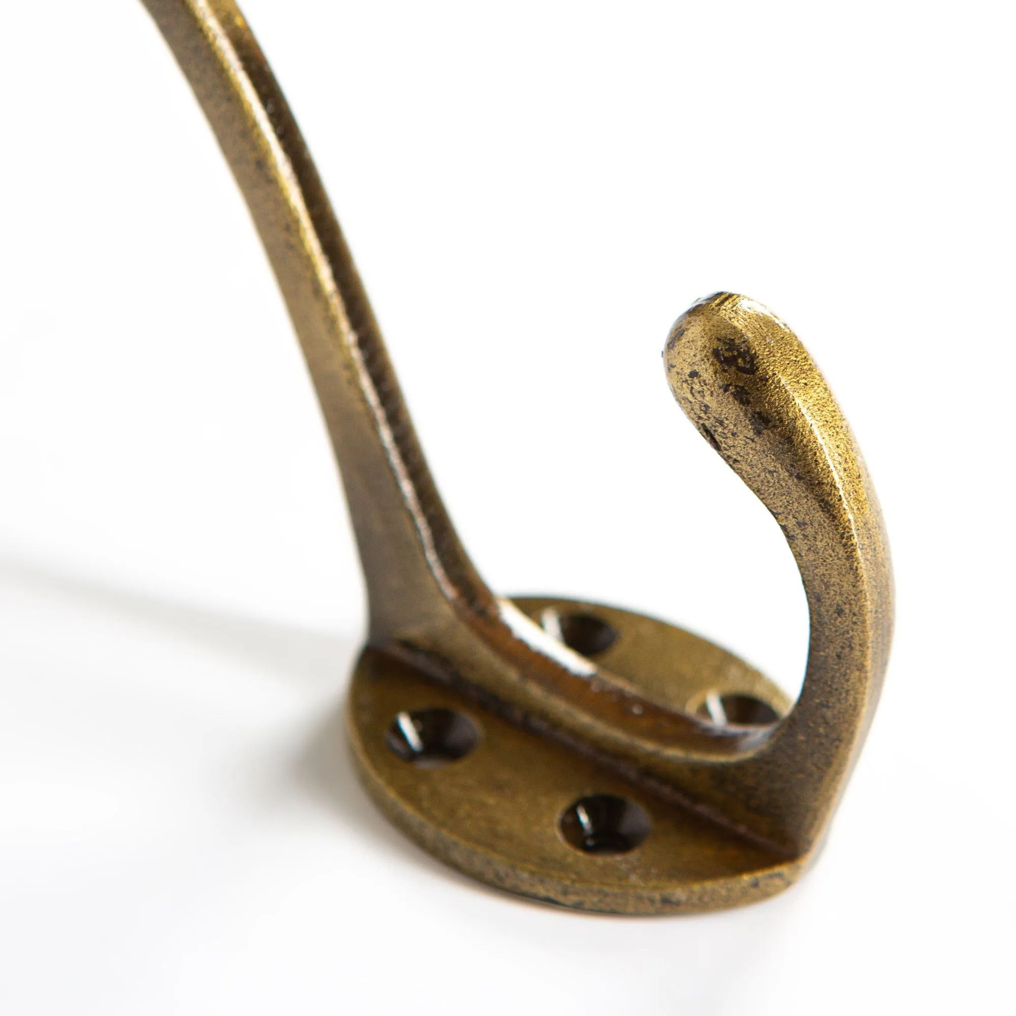 40mm x 105mm Hat & Coat Hook - By Hammer & Tongs