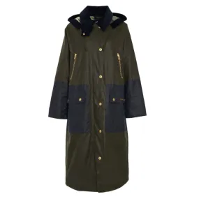 Barbour Carolyn Ladies Wax Jacket - Archive Olive/Ancient Tartan