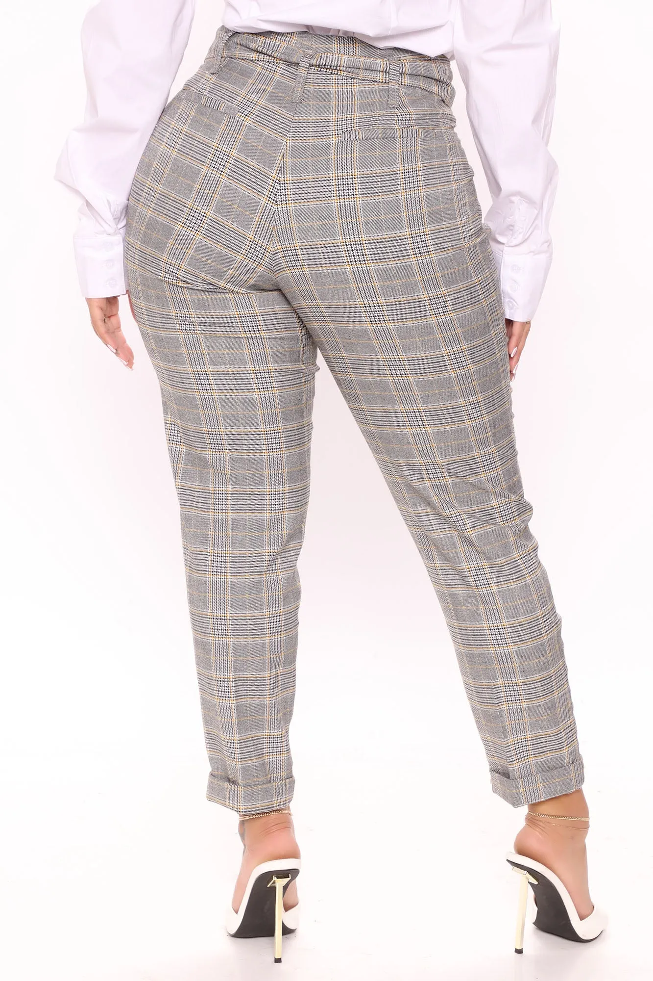 Best In Class Belted Pant 26 - Mustard/combo