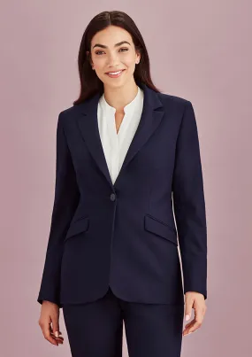 Biz Corporate Womens Longline Jacket (60717)-Clearance