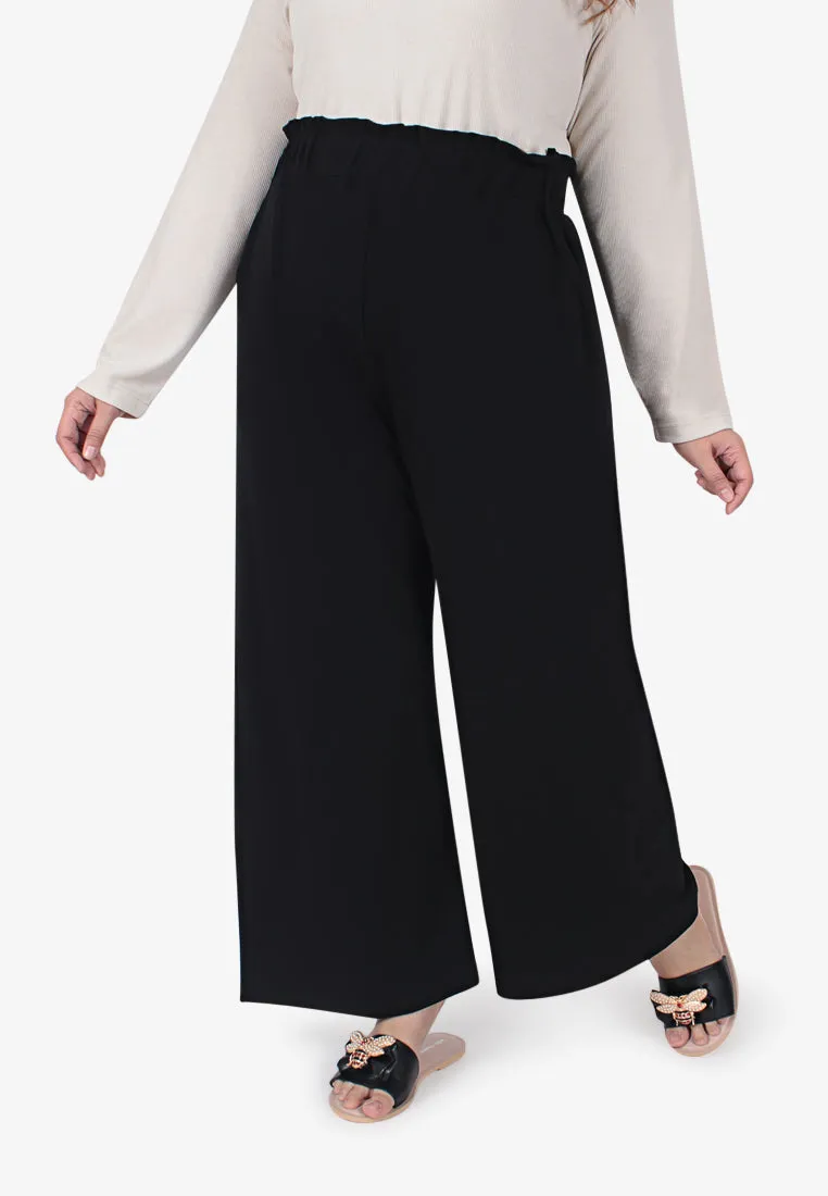 Camryn Comfy High-waisted Pants - Black