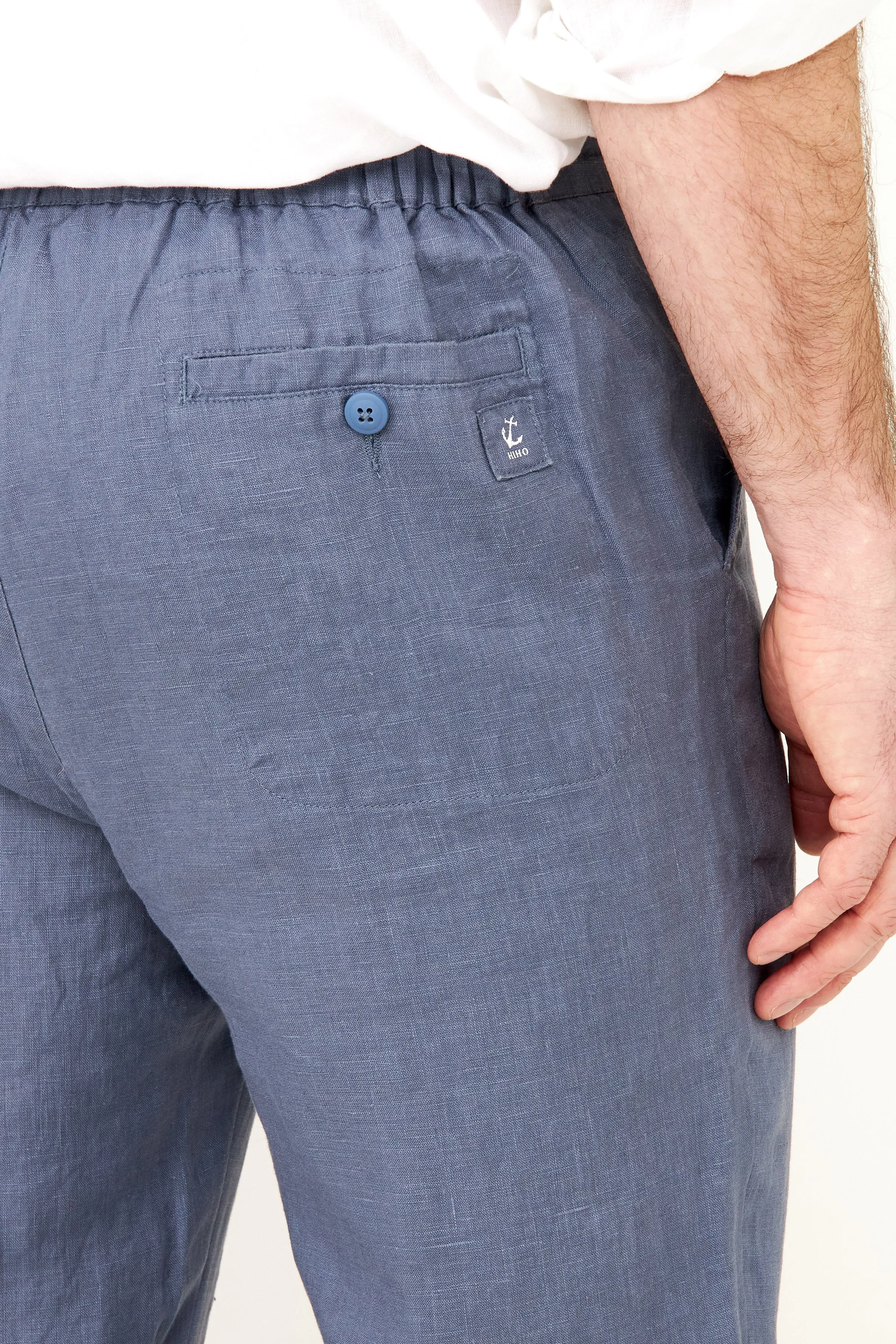 Casual Linen Pant - Vintage Indigo