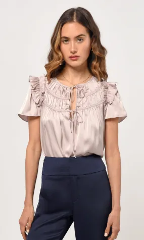 Clarks Ruffled Blouse