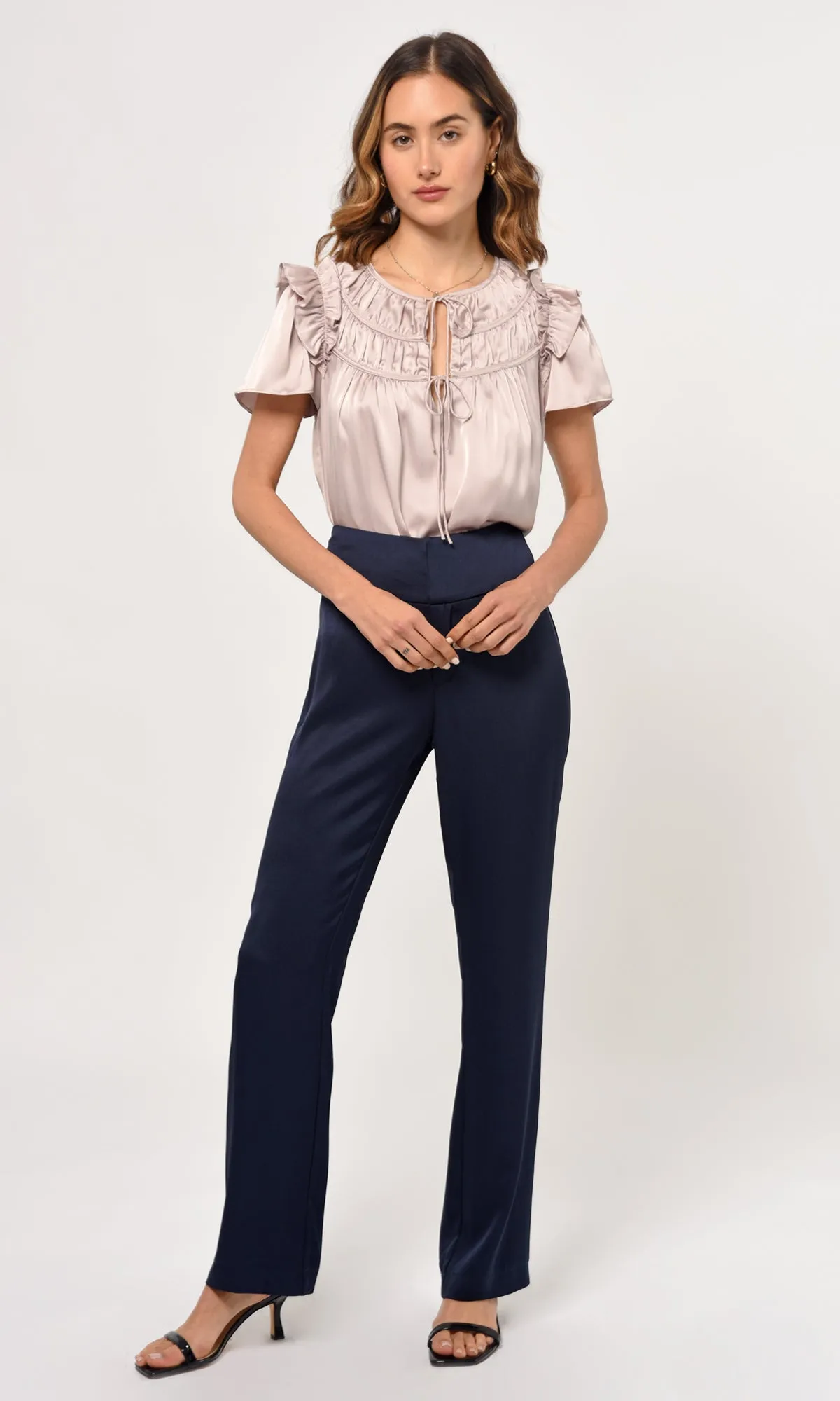 Clarks Ruffled Blouse