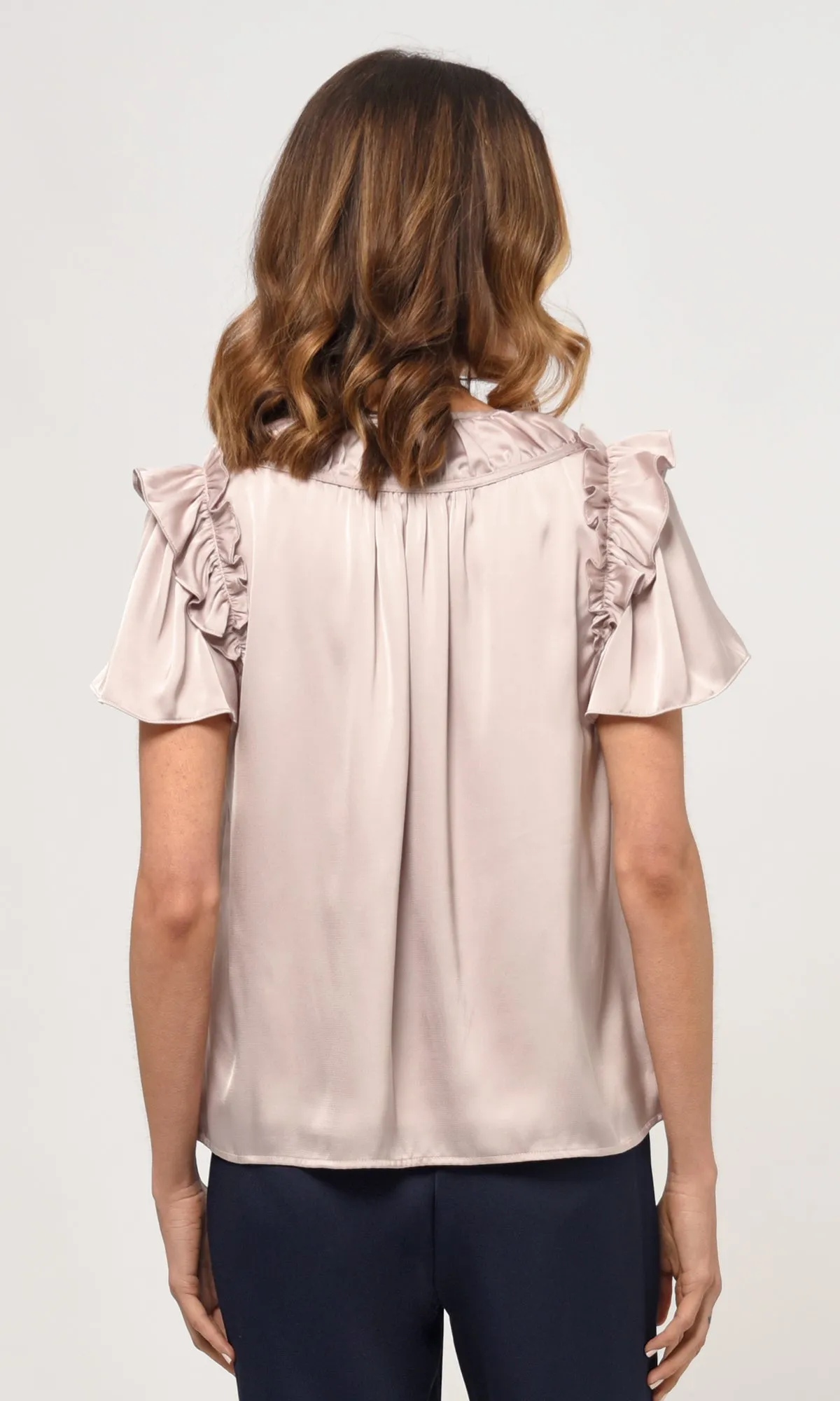 Clarks Ruffled Blouse