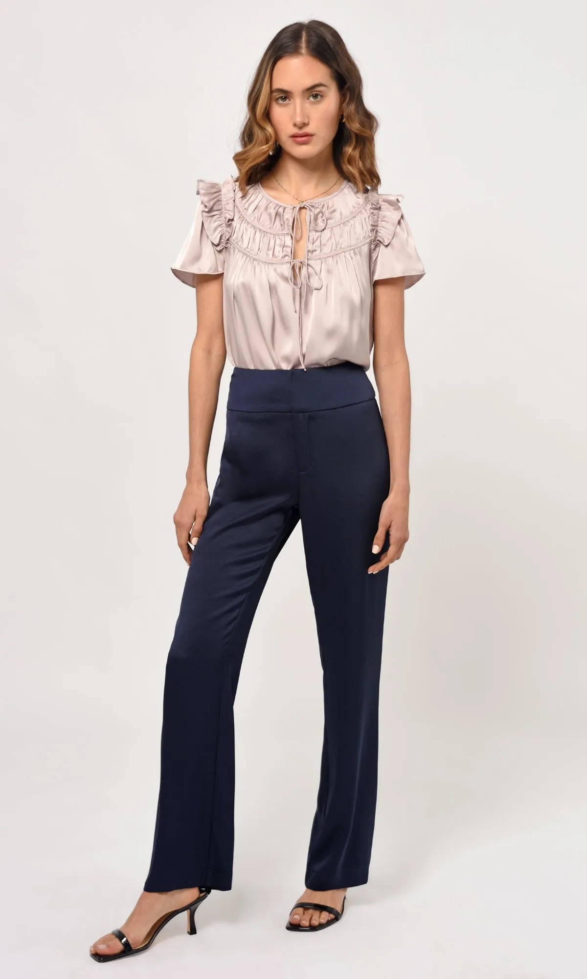 Clarks Ruffled Blouse