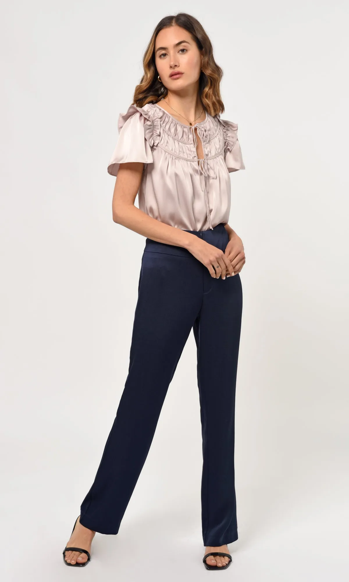 Clarks Ruffled Blouse