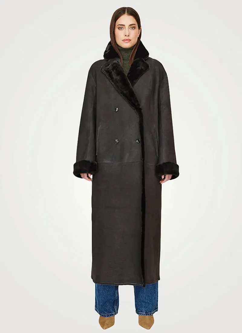 Danielle Maxi Reversible Coat