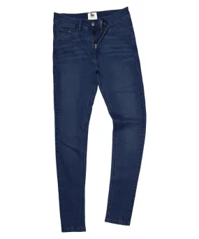 Dark Blue Wash* - Women's Lara skinny jeans