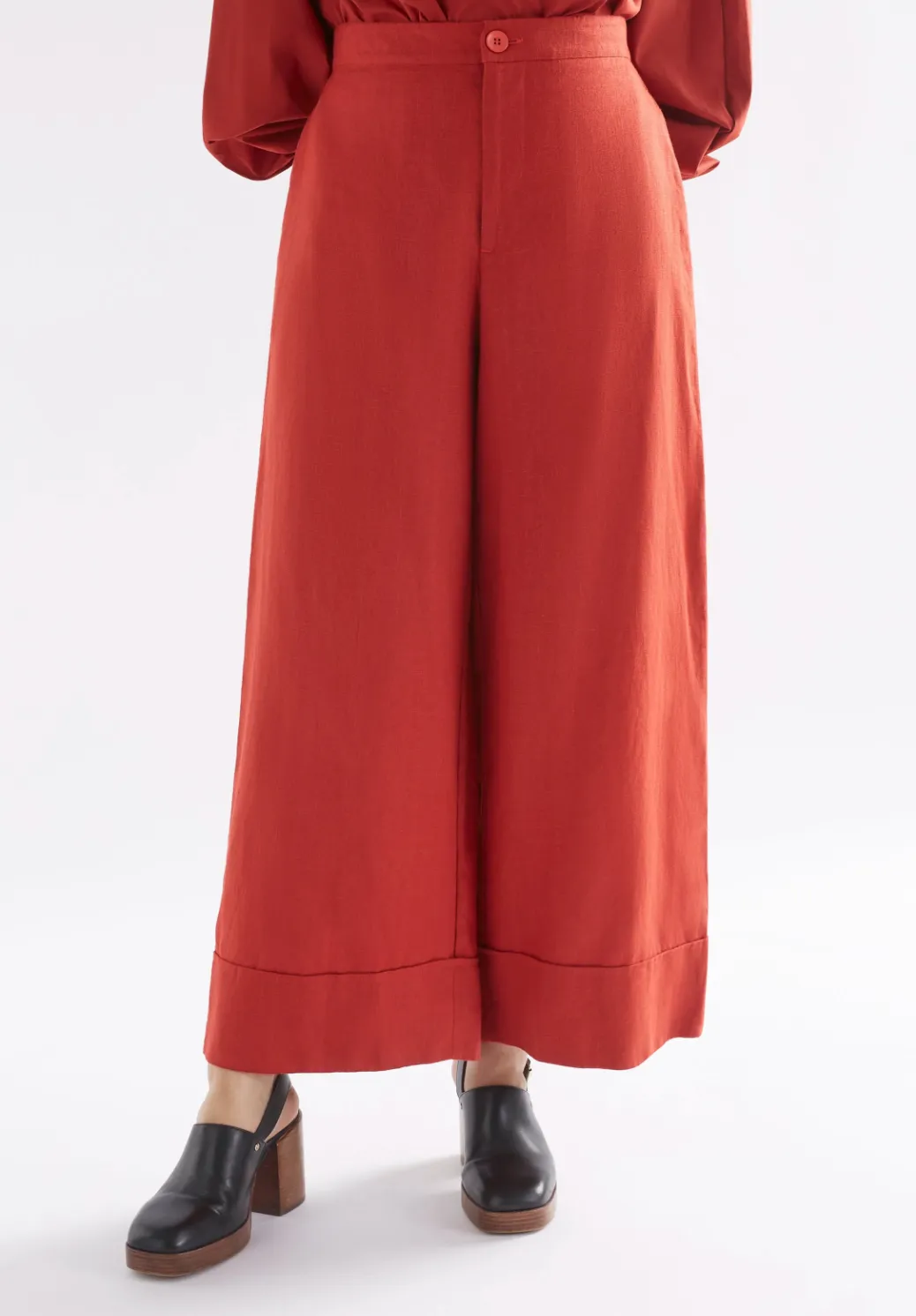 Elk The Label - Anneli Linen Pant - Sangria