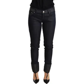 Ermanno Scervino Chic Dark Blue Skinny Trouser Jeans