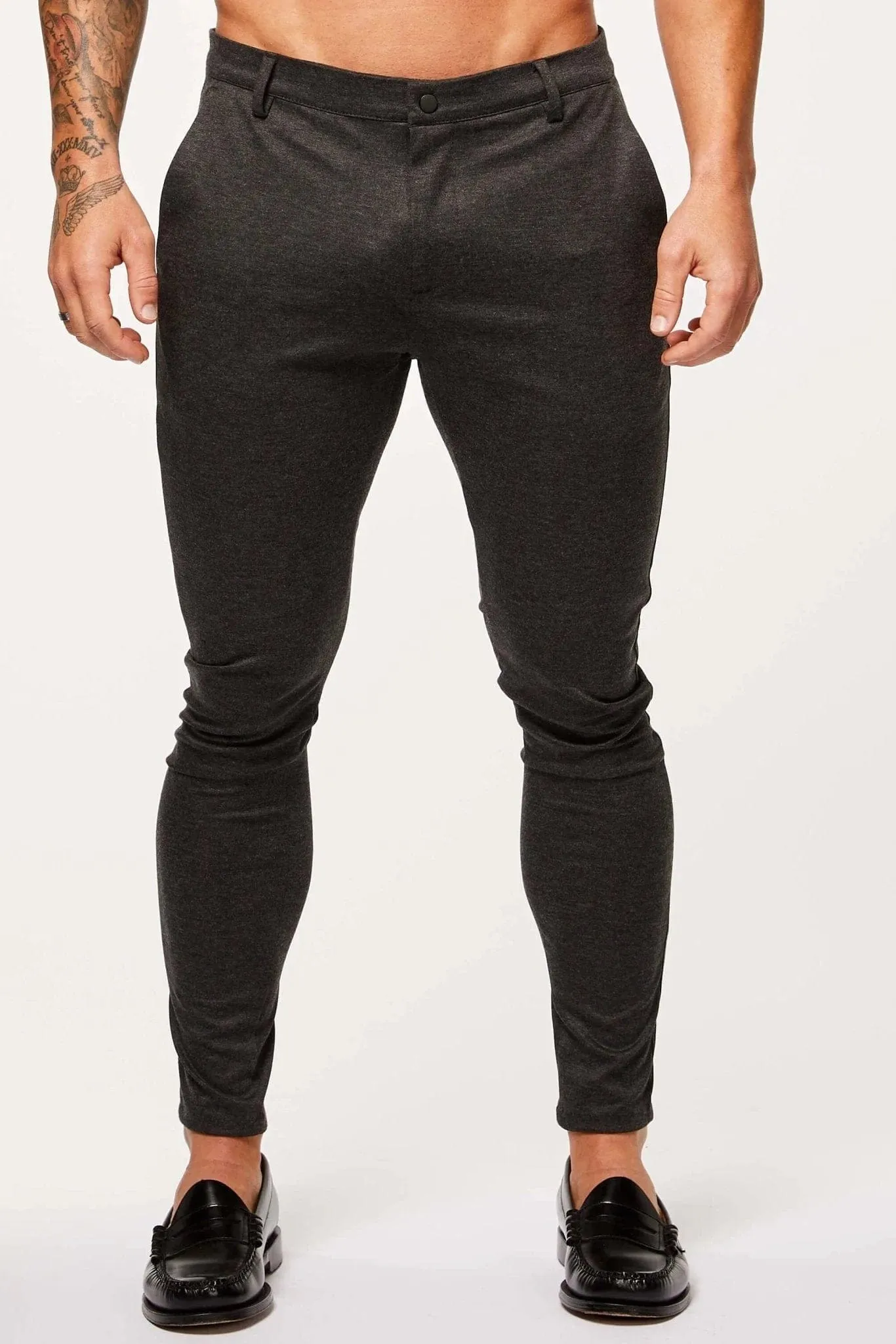 GRAIN TROUSERS - CHARCOAL