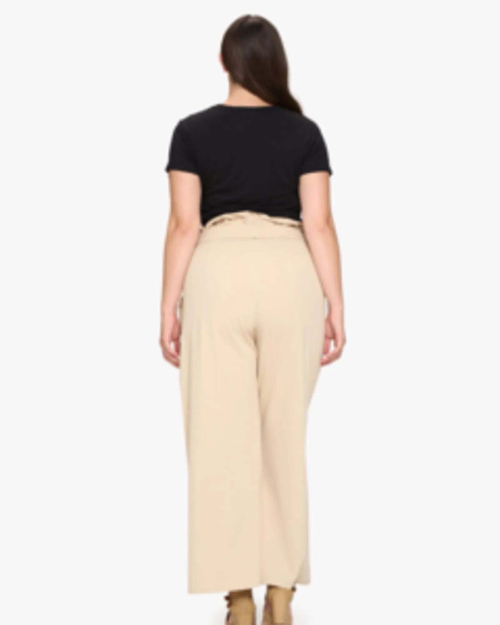 Kathleen Paperbag Pants | Taupe