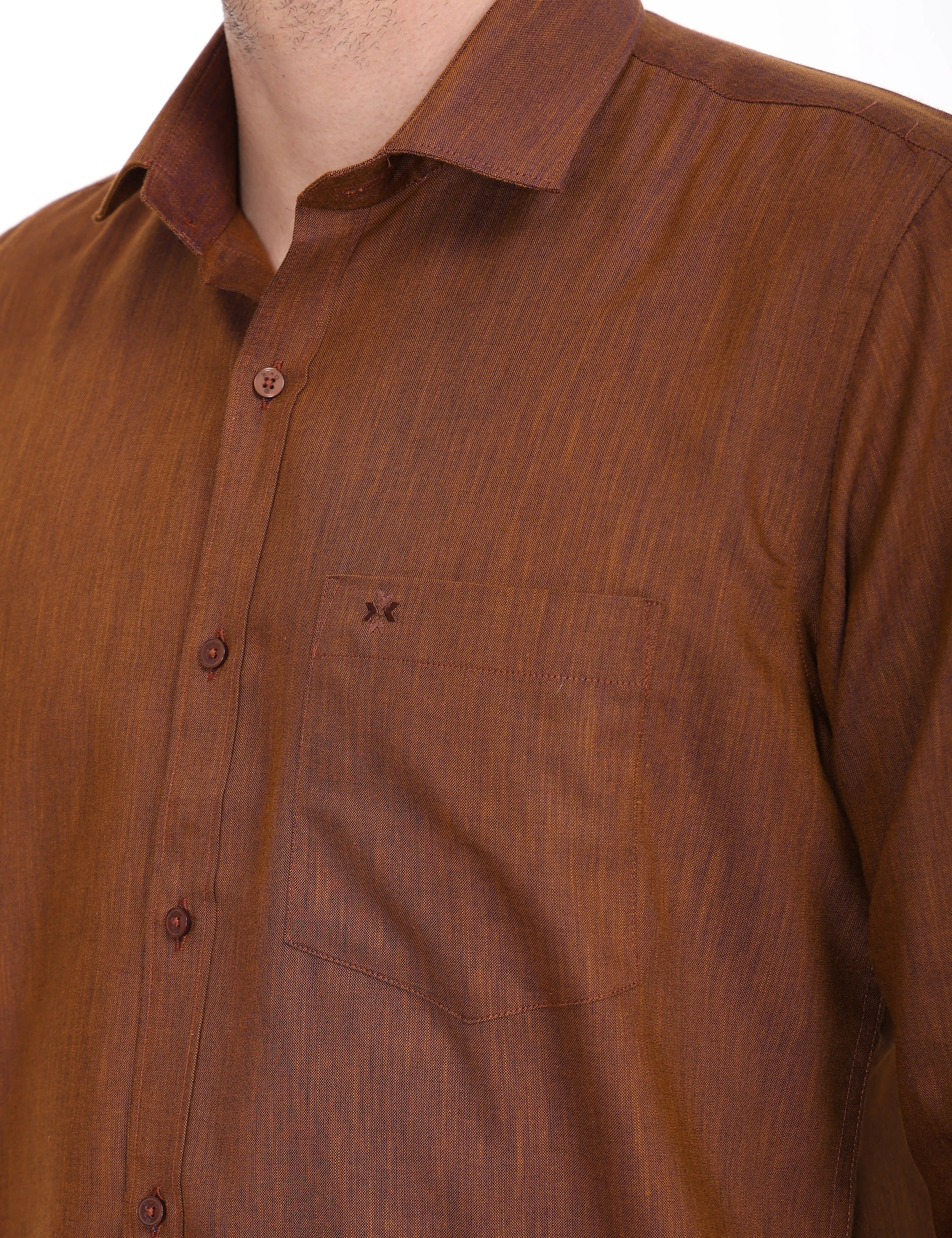 Linseed Cotton Colour Shirt Full Sleeve -17013