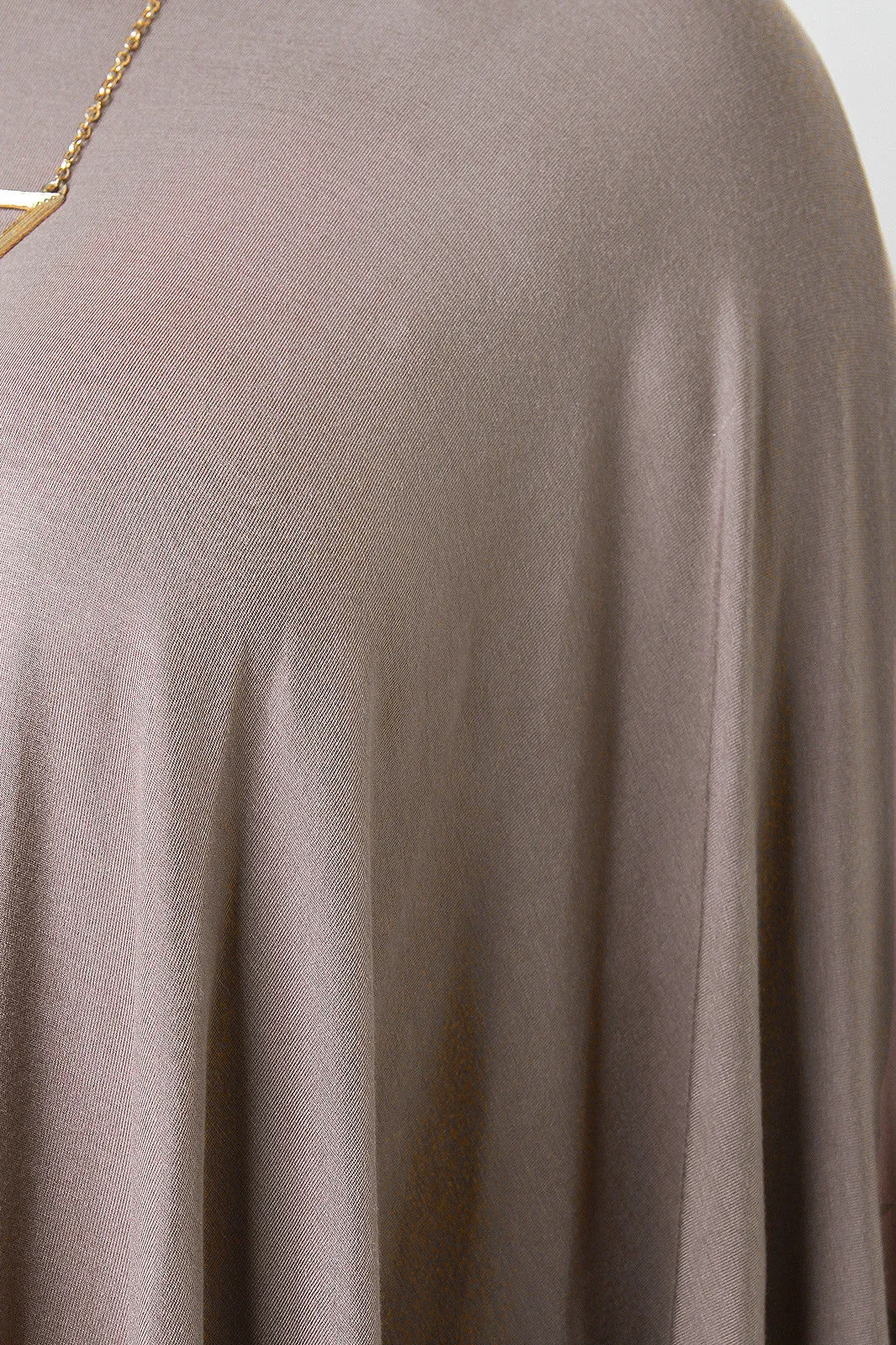 Longline Drape Poncho