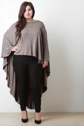 Longline Drape Poncho