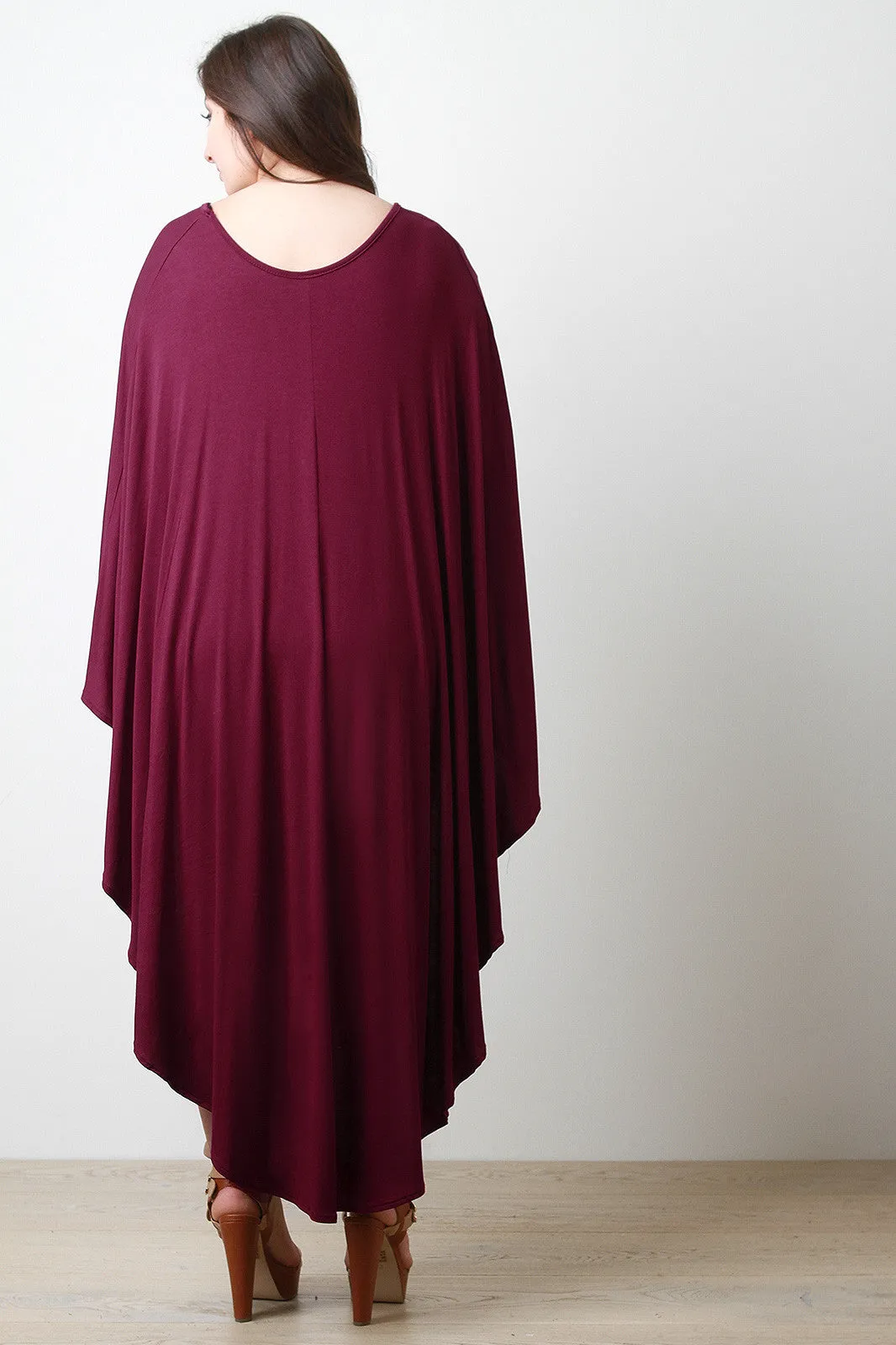 Longline Drape Poncho