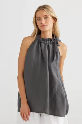 Lucia Top in Charcoal