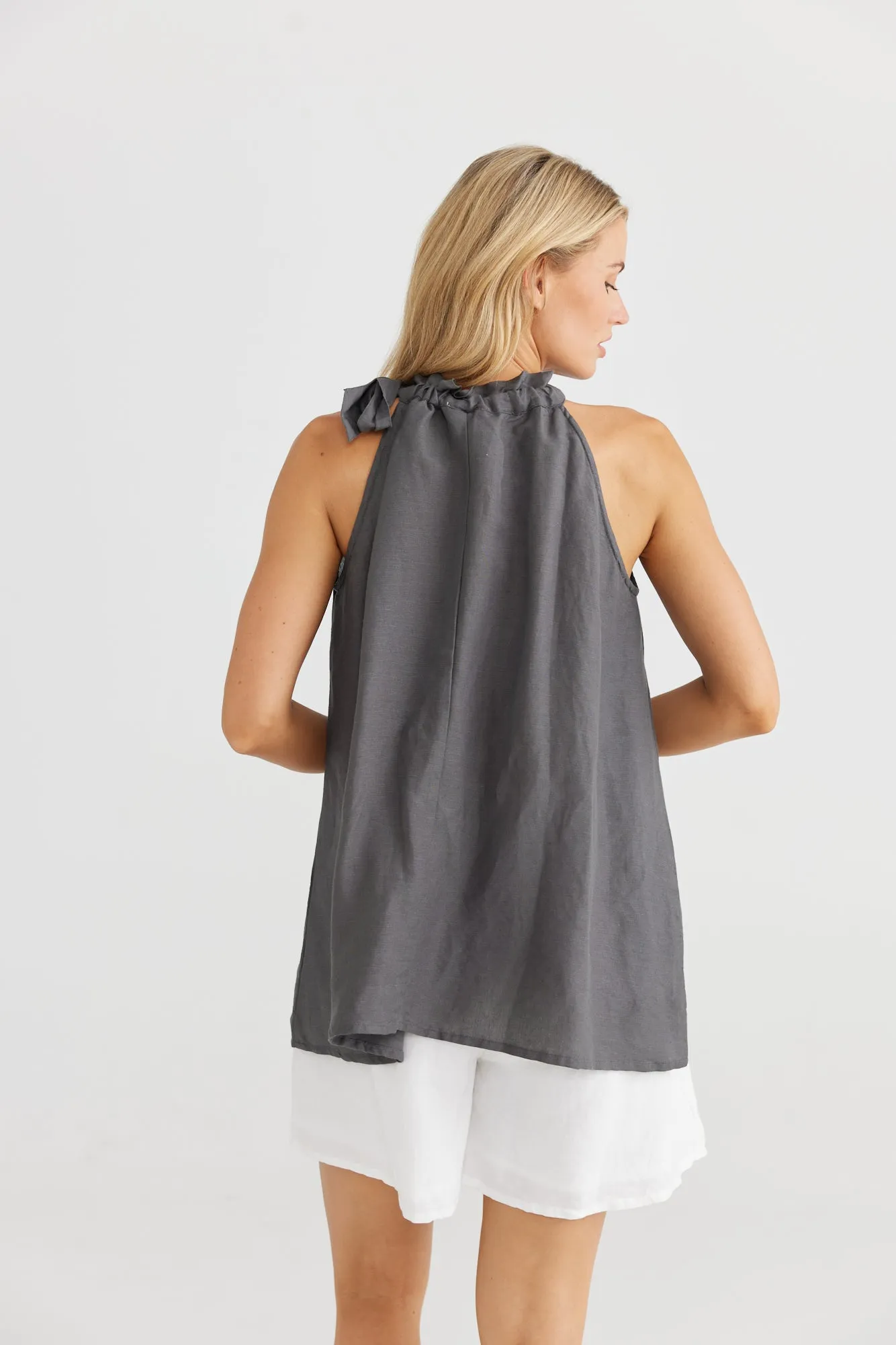 Lucia Top in Charcoal