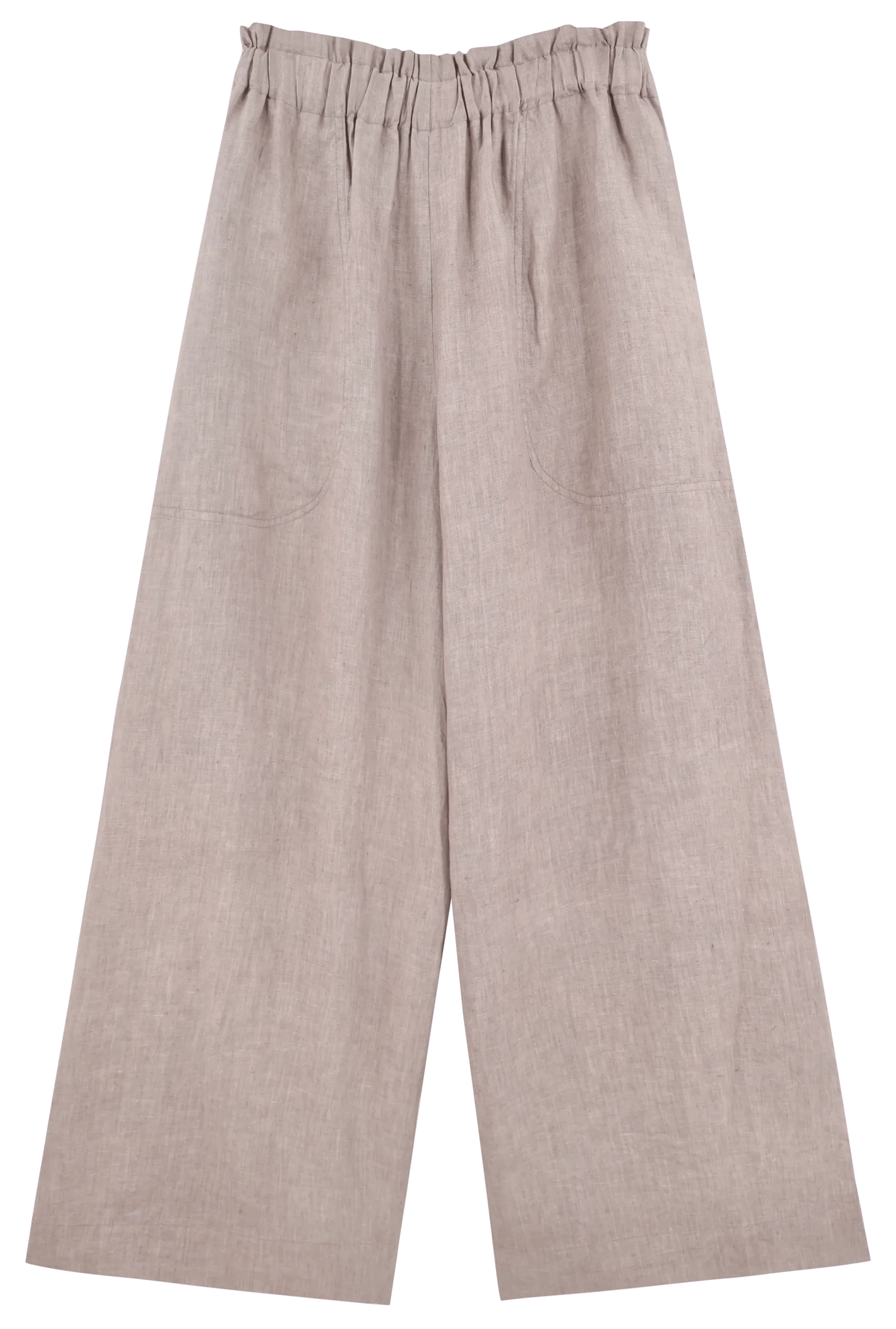 Mirth Pant in Mushroom Linen