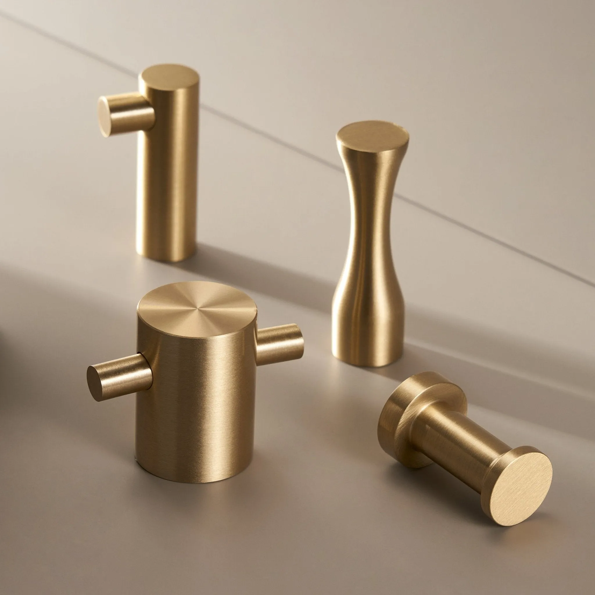 MODULA Brass Wall Hooks