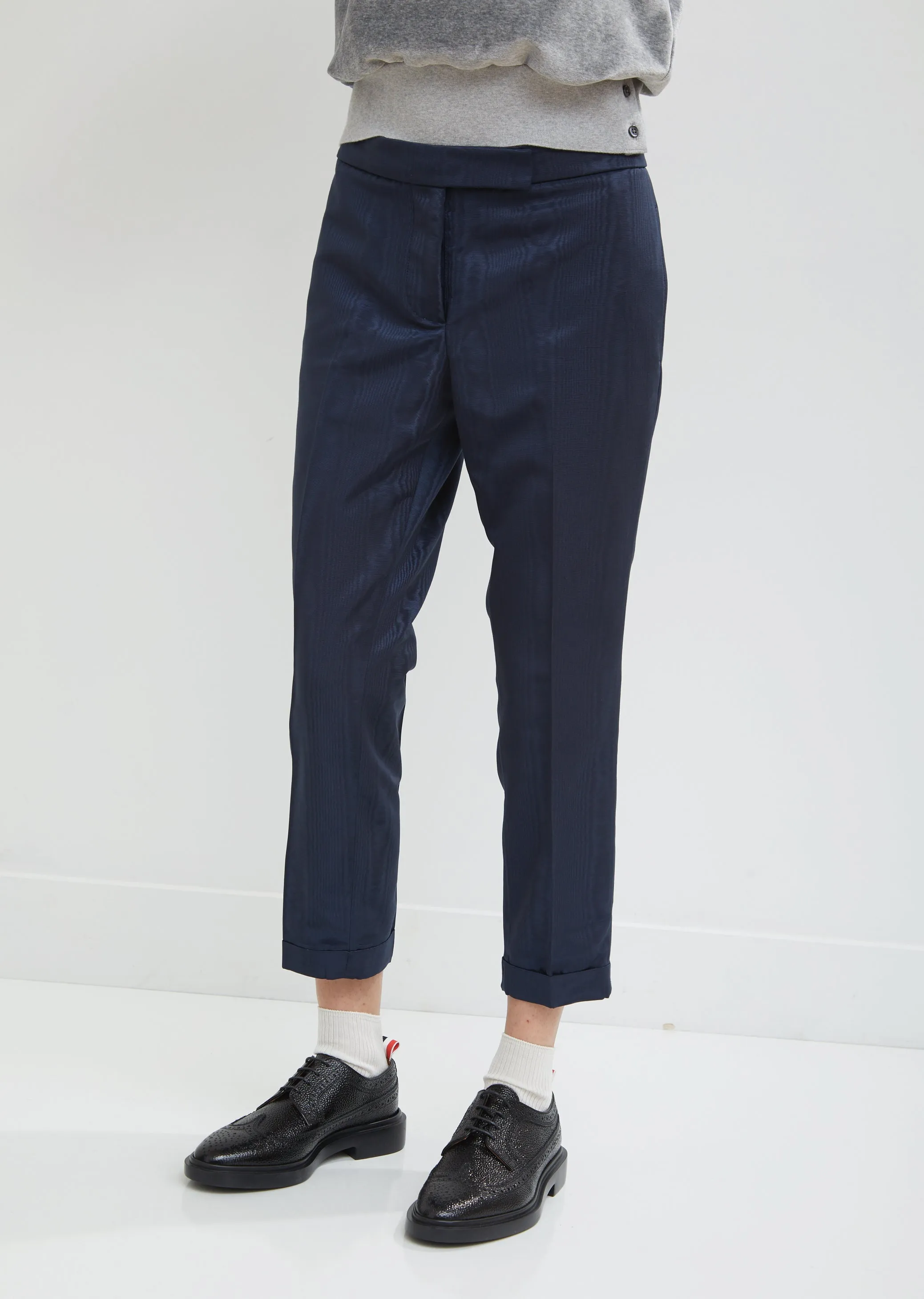 Moire Tracee Skinny Trousers