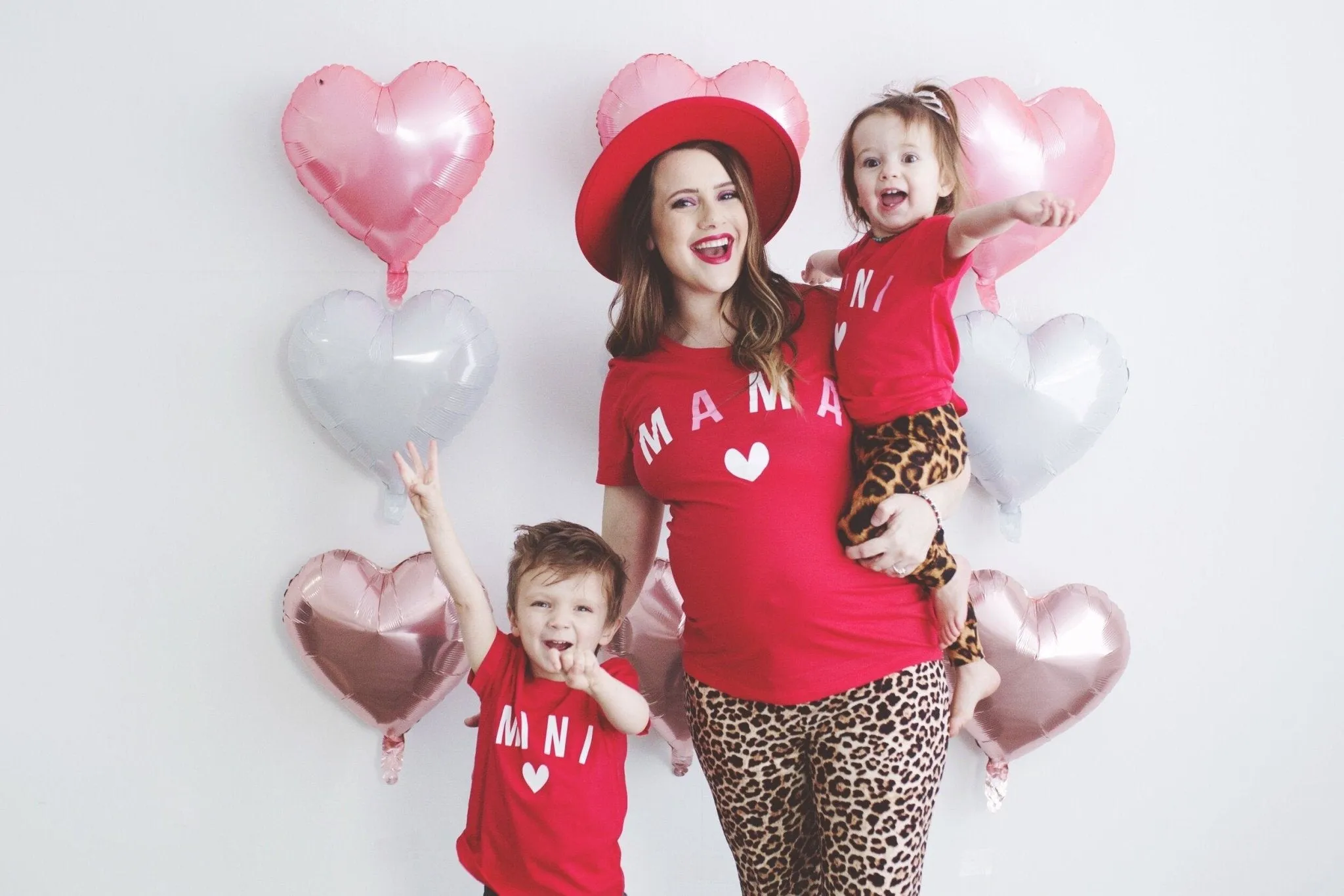 Red Mama Mini Matching Shirts