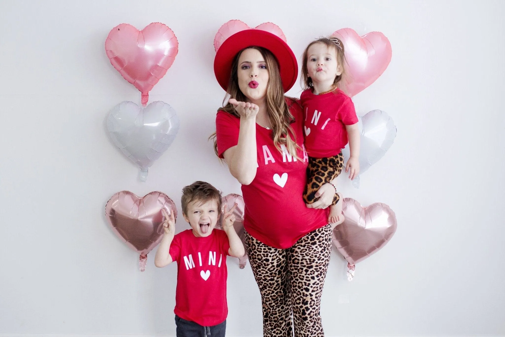 Red Mama Mini Matching Shirts