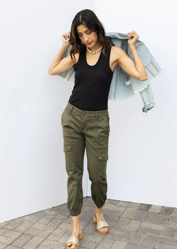 Sanctuary Rebel Pant- Hiker Green