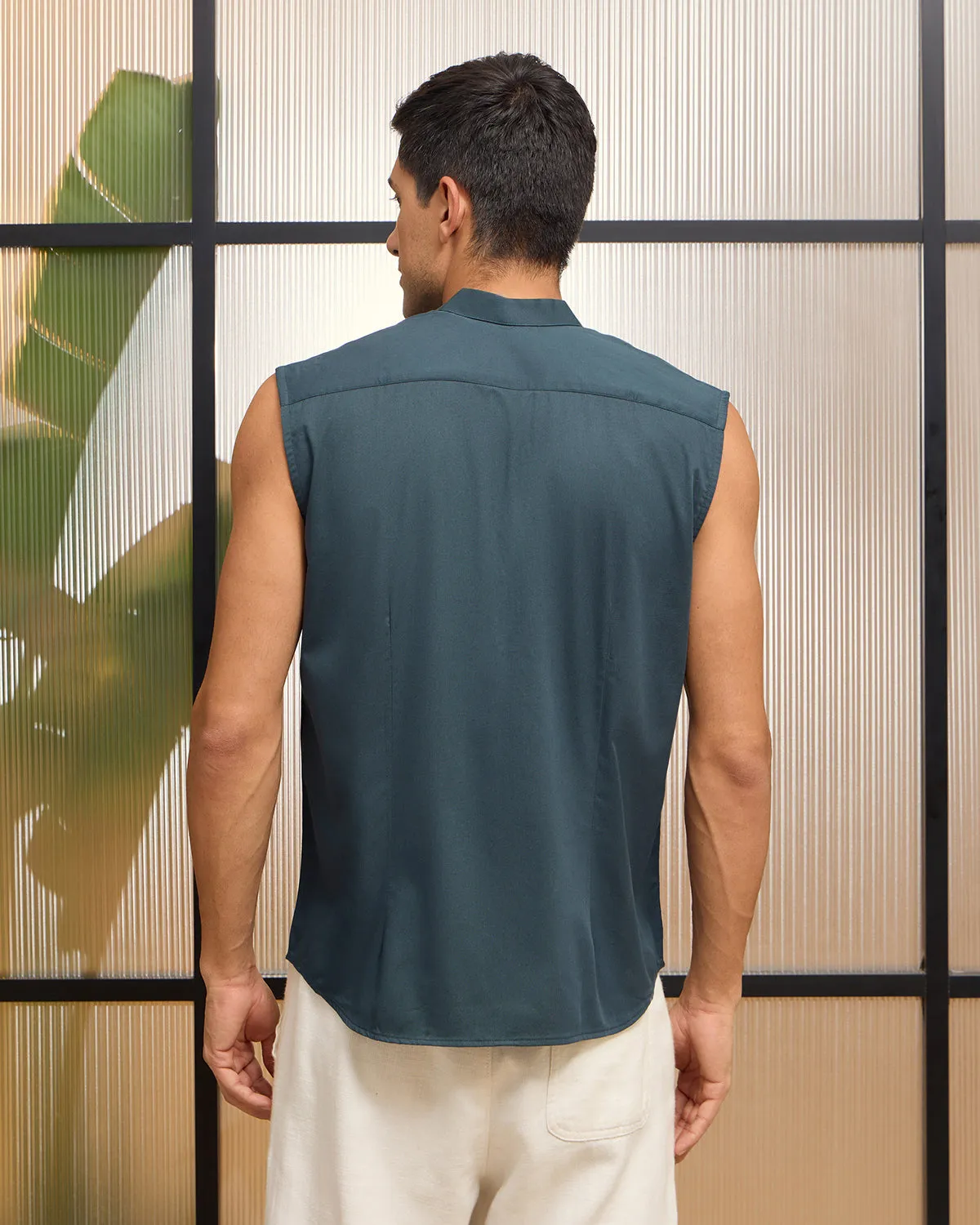 Sarcelle - Sleeveless Shirt