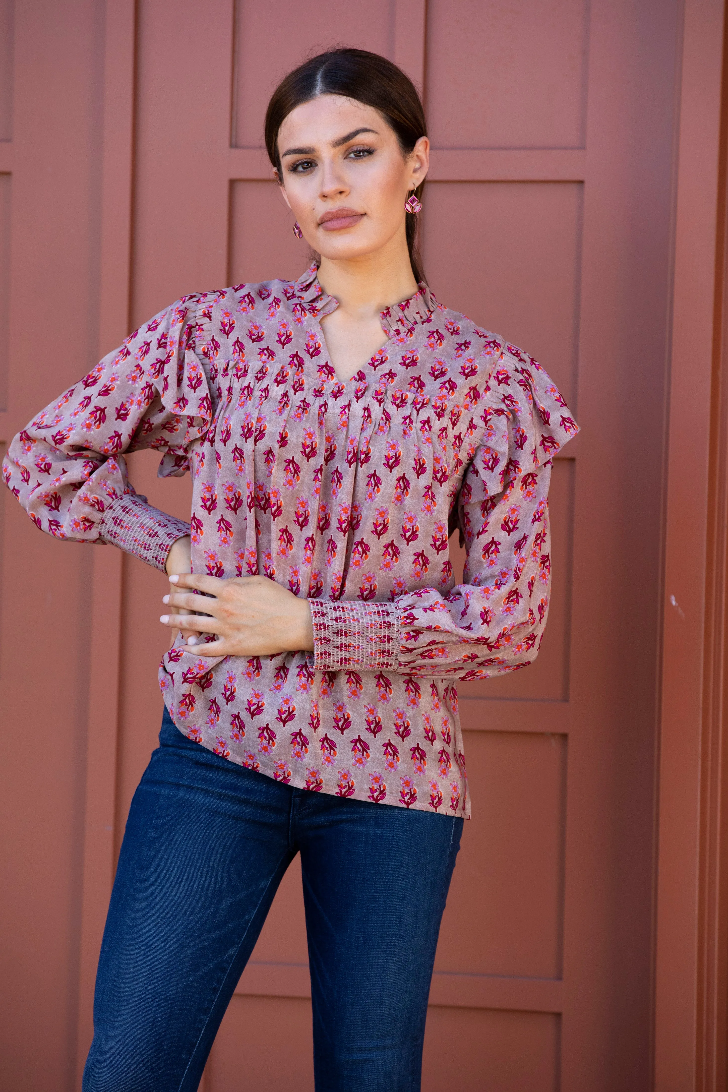 Talia Full Sleeve Blouse- Sale