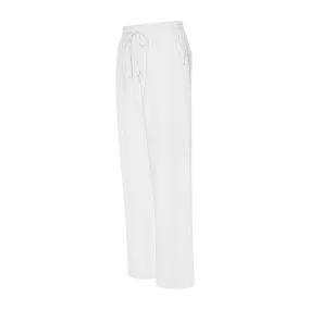 THE WOMEN'S XANADU LINEN PANTS-WHITE