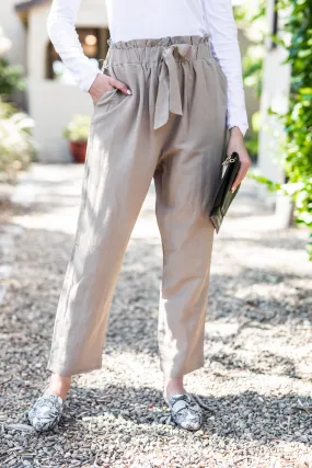 This Is It Natural Paperbag Waist Pants