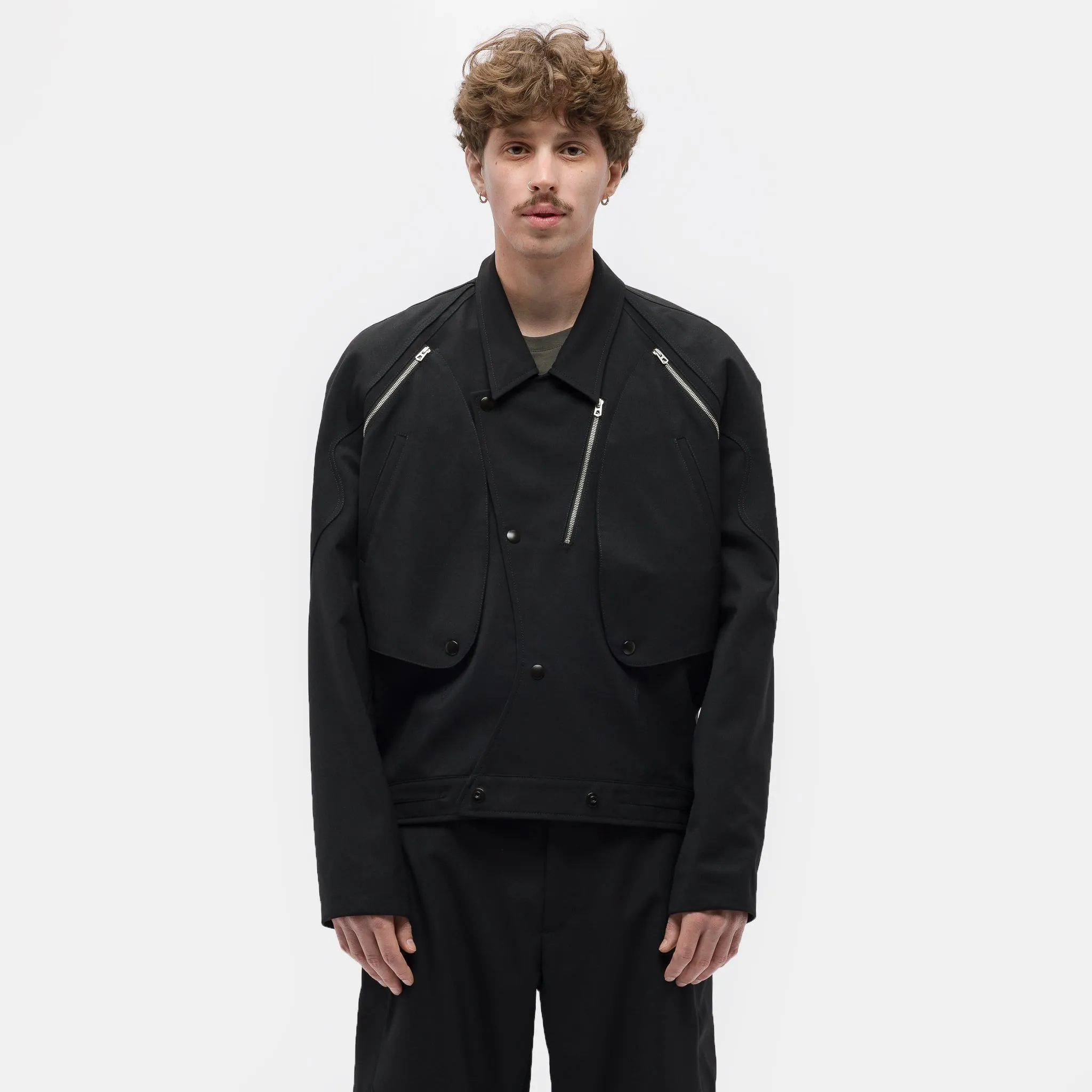 Tonino Utility Jacket in Black