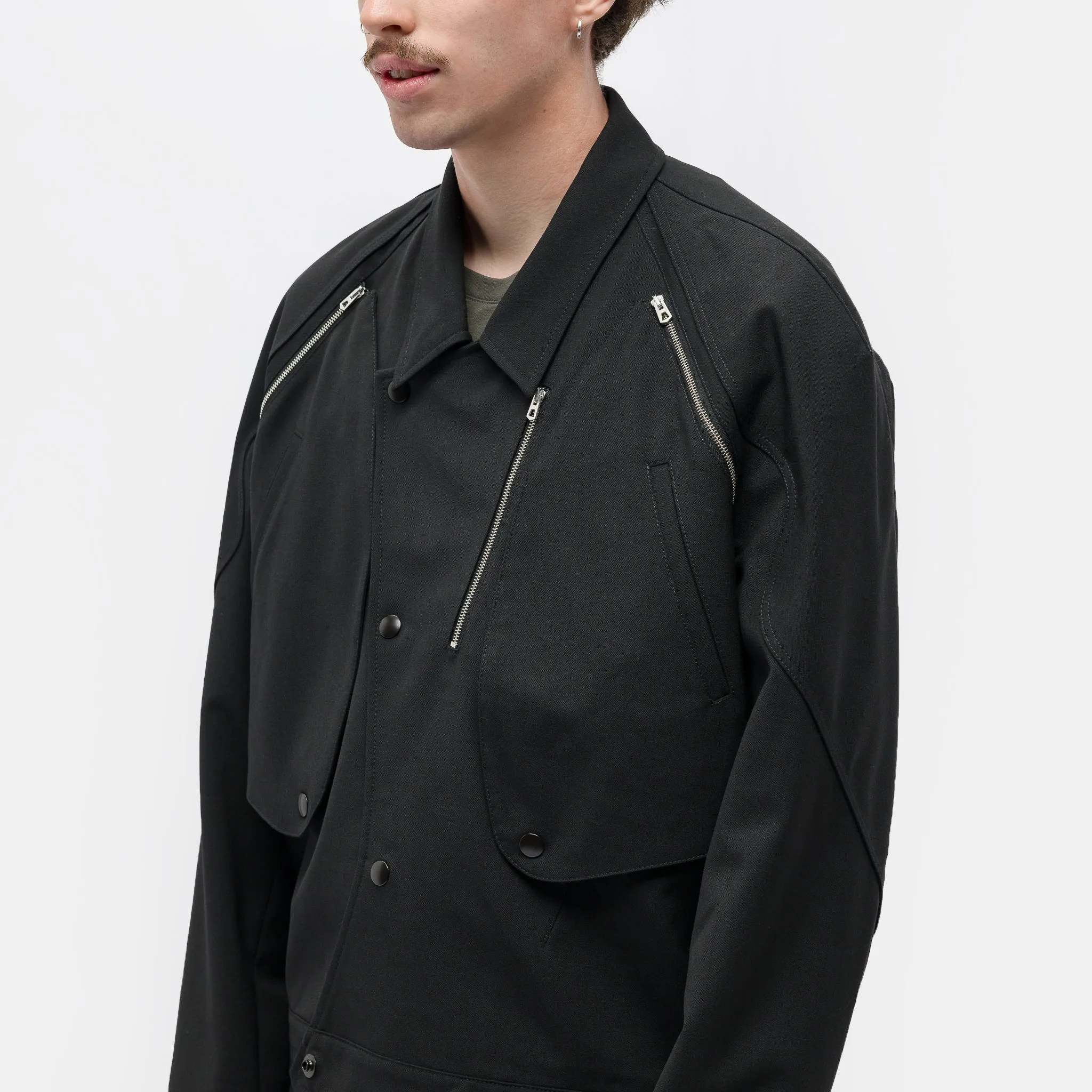 Tonino Utility Jacket in Black