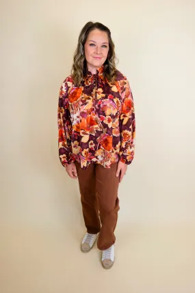 Twilight Dreams Floral Blouse