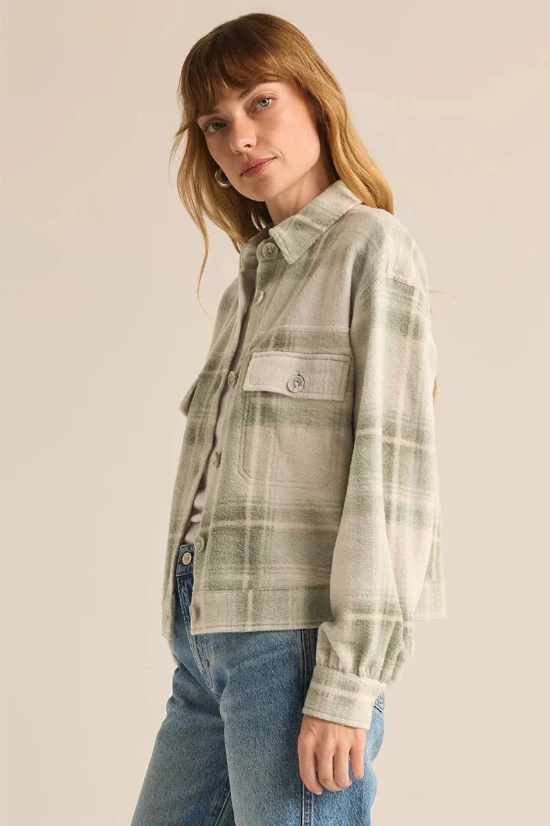 Z Supply Abbott Plaid Jacket