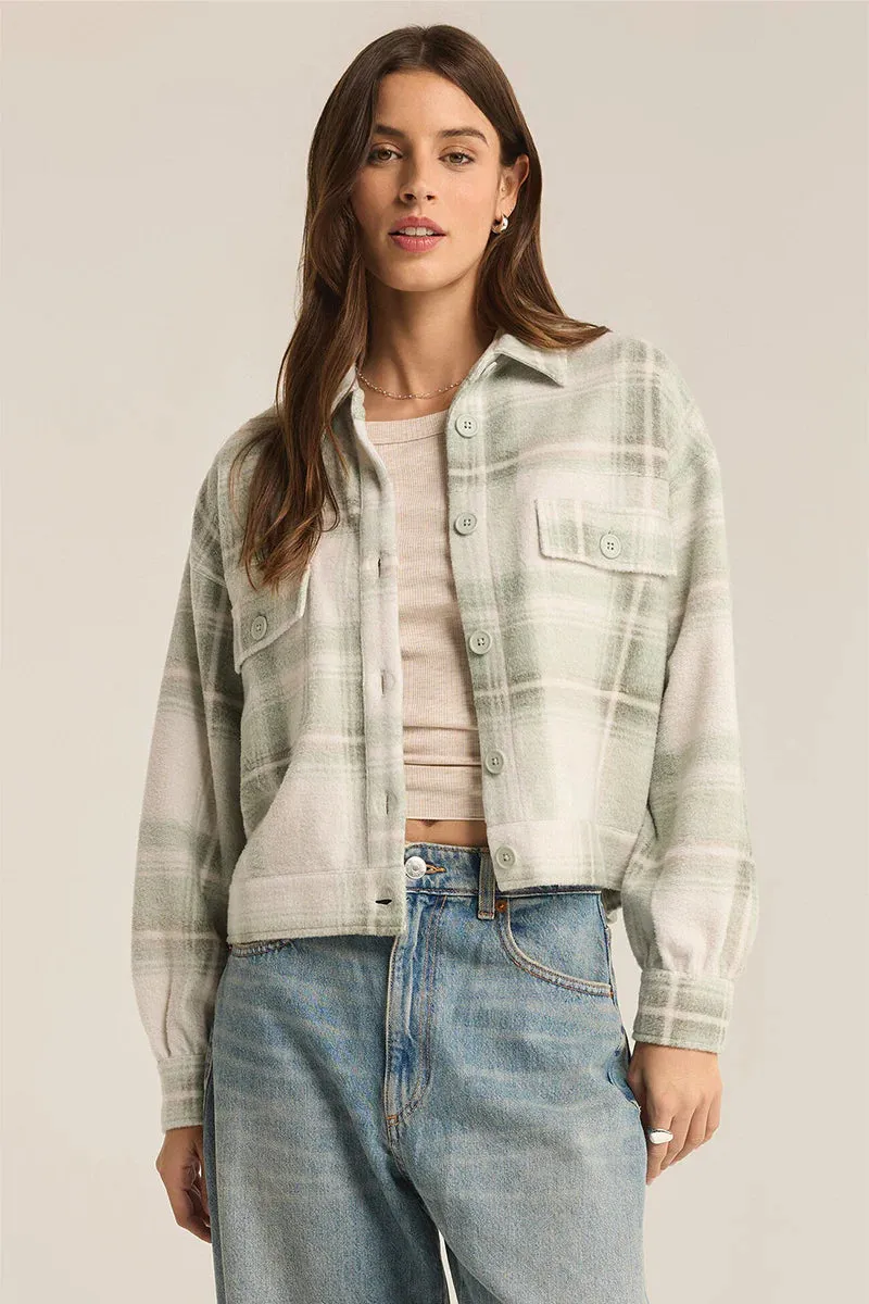 Z Supply Abbott Plaid Jacket